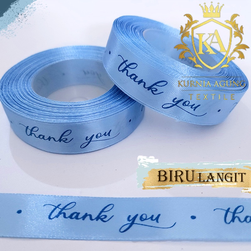 Satin Ribbon with Writing (THANK YOU) THANK YOU by the meter Satin ...