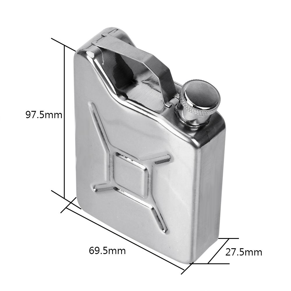 Portable 5oz Stainless Steel Hip Flasks HILIFE For Party Bar Home