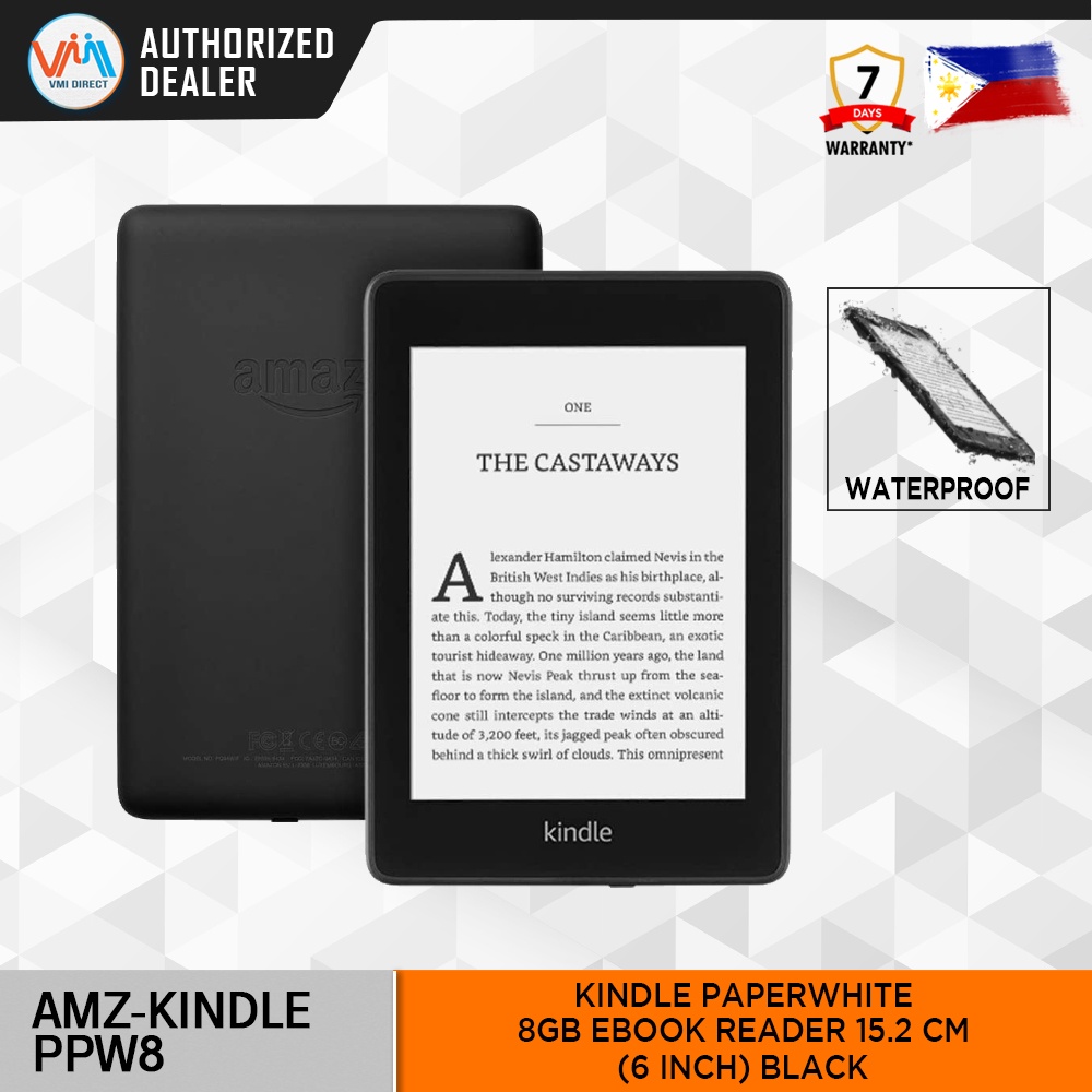 Kindle Paperwhite (10th gen) - with Built-in Light, Waterproof, 8 GB ...