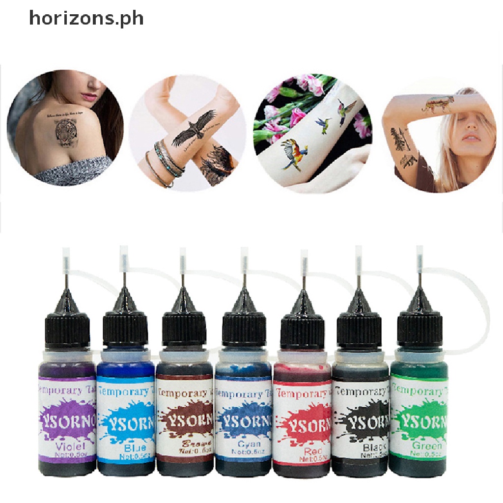{HORI} 10Ml SemiPermanent Tattoo Ink Paste For Temporary Natural Body