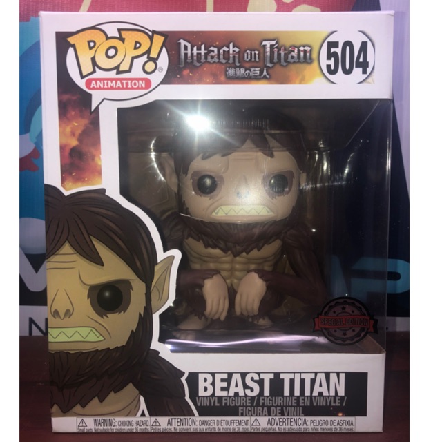 Beast Titan 504 - Attack On Titan - Funko Pop – Magic Pop Shop