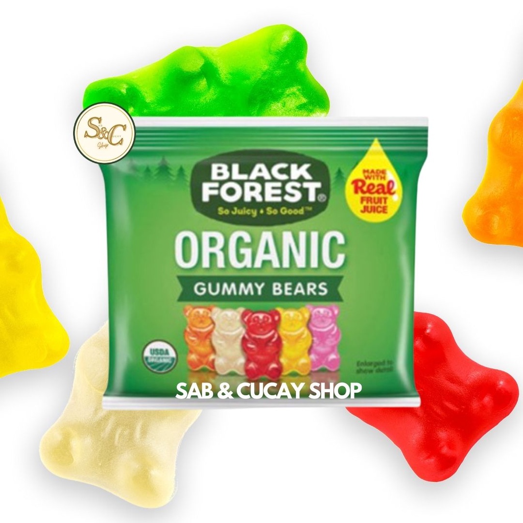 Black Forest Mixed Fruit Fruit Snacks / Gummy Bears With Real Fruit