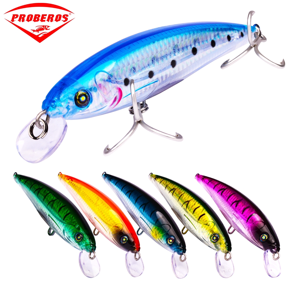 Proberos Fishing Lure Set Minnow 16cm 43g Artificial Fish Bait Lures And  Baits For Kit Jig 3/6 Pcs