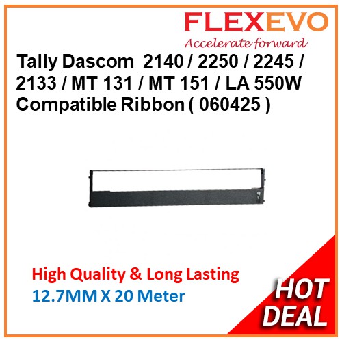 Tally 060425 Schwarz Farbband Für T2140, T2250, T2245 Drucker