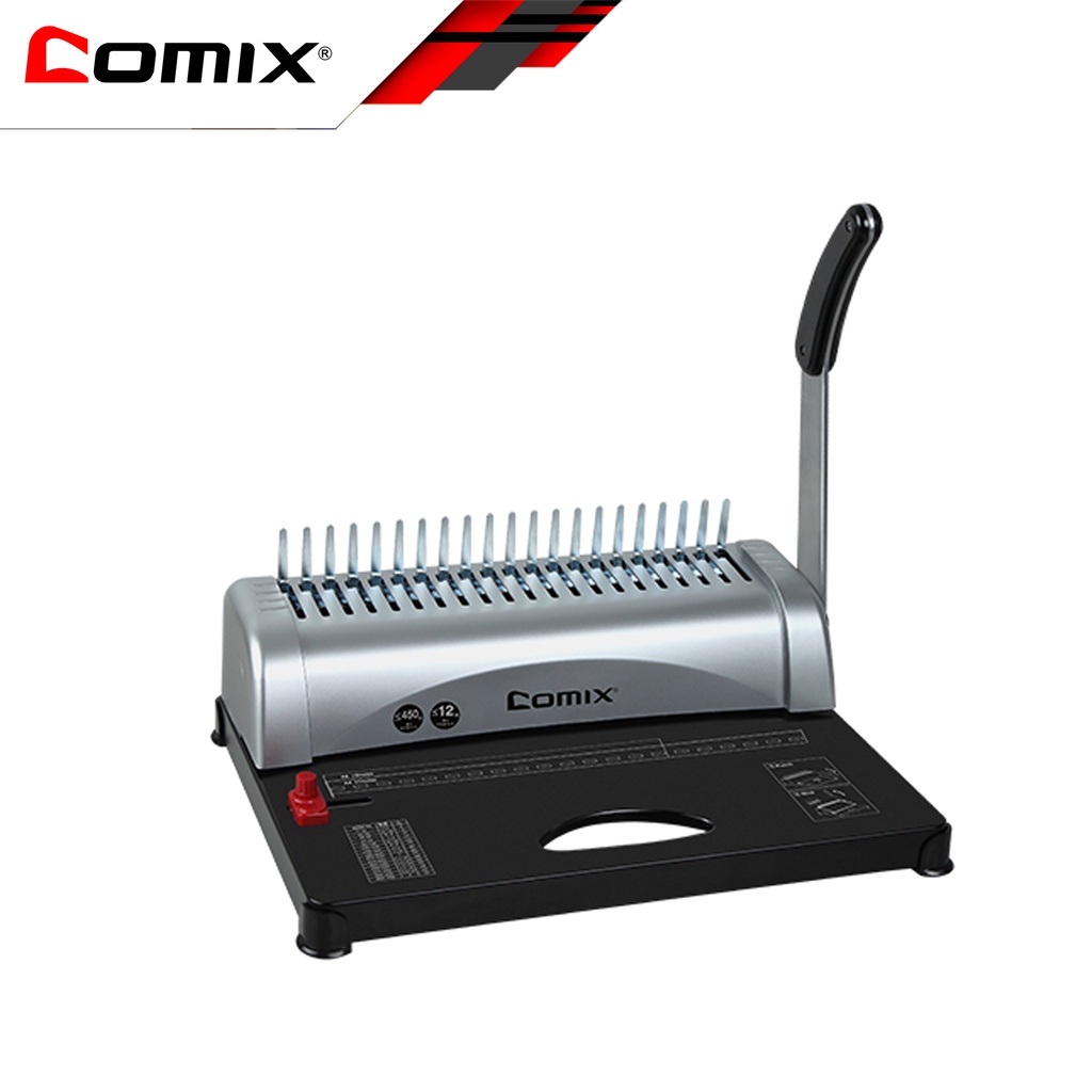 Comix Heavy Duty Binding Machine 450 Sheets Binding Capacity A4