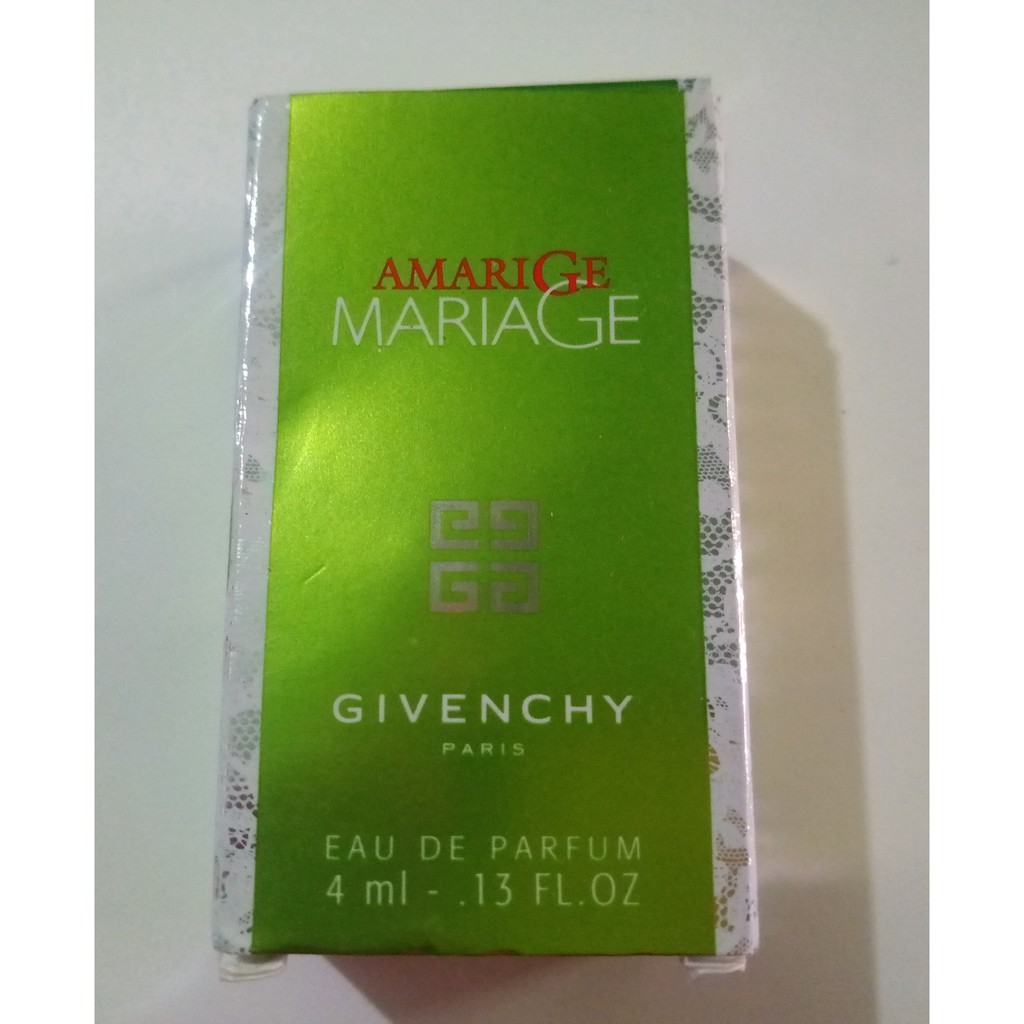 Amarige Mariage by Givenchy EDP 4ml For Women Shopee Philippines