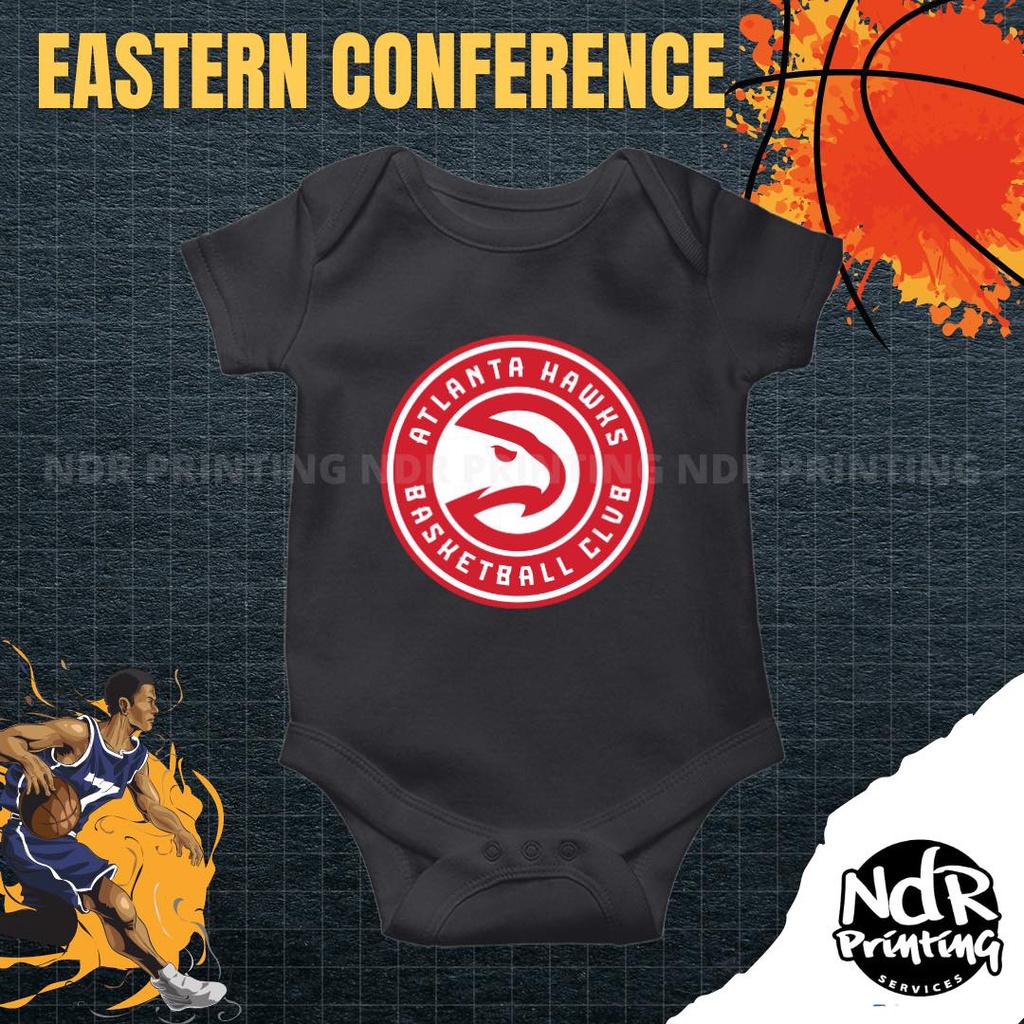 Baby Onesie - ATLANTA HAWKS (Eastern Conference) | Shopee Philippines