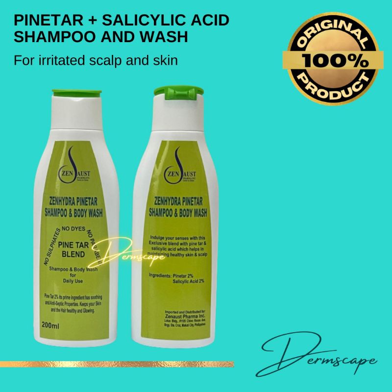 Zenhydra Pine 200ml Tar Shampoo and Body Wash Shopee Philippines