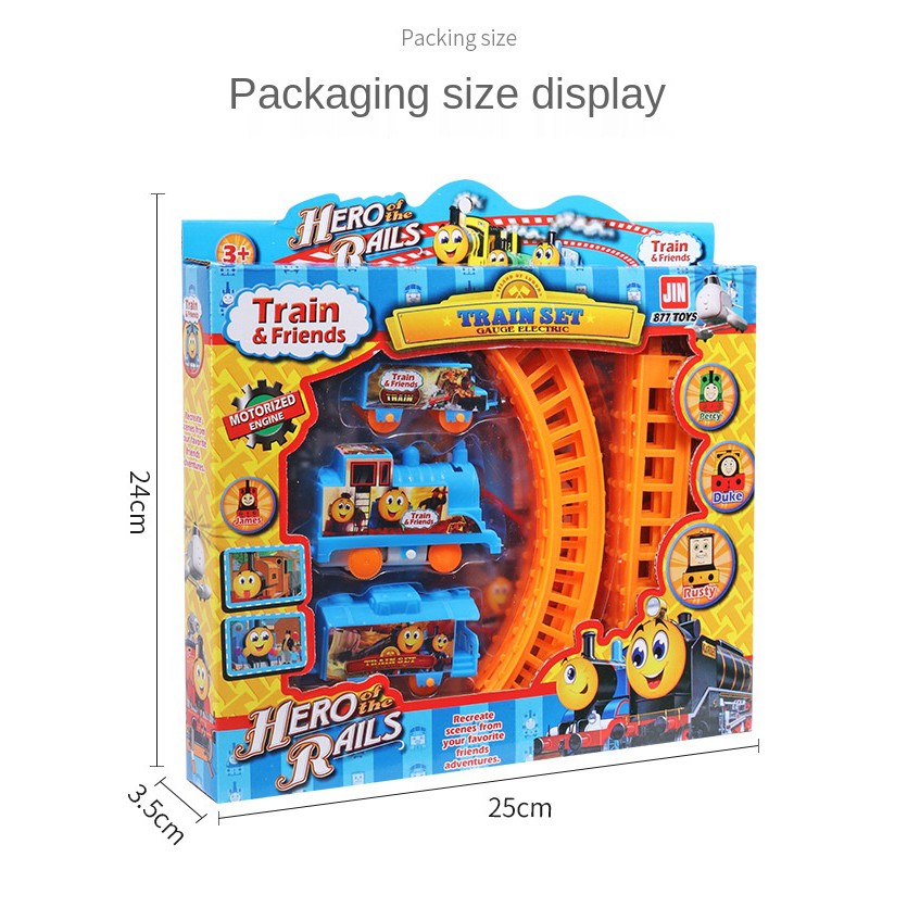 Car Toys Electric Rail Car Fun Rail Car Kids Track Train Toy Set Puzzle ...