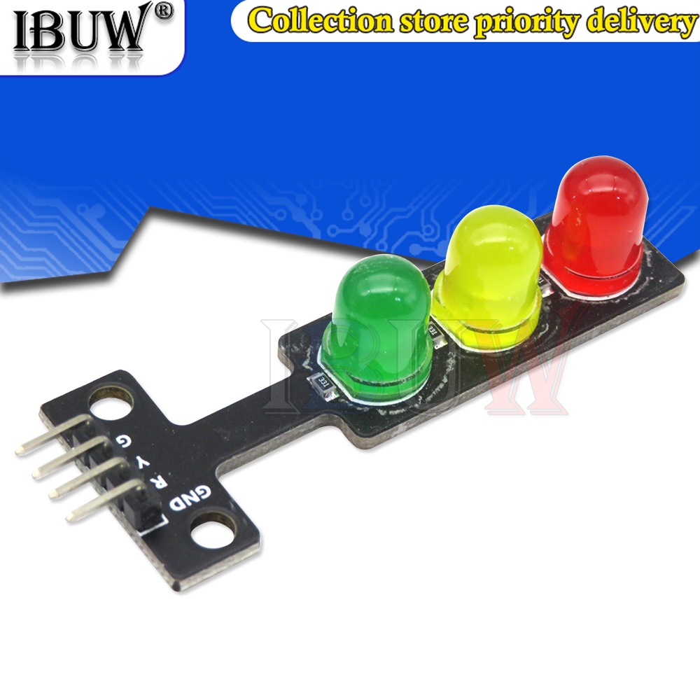 2PCS LED traffic lights light-emitting module / digital signal output ...