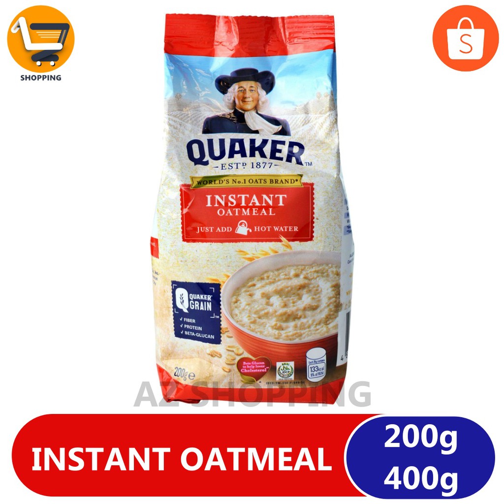 QUAKER INSTANT OATMEAL - 200g / 400g | Shopee Philippines