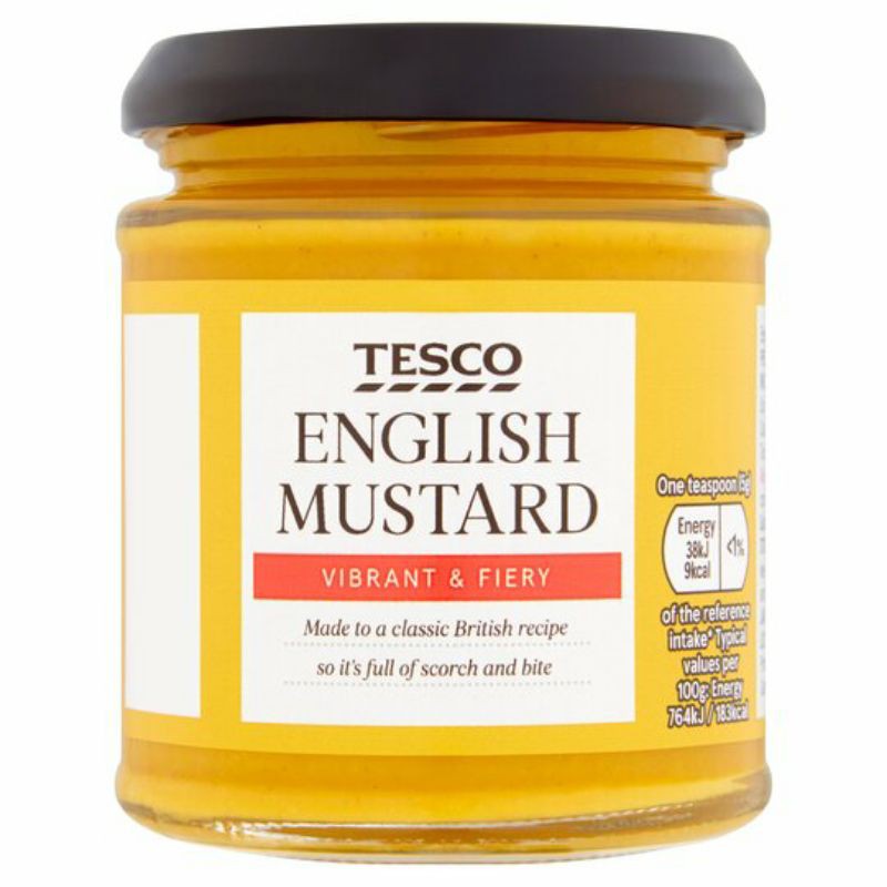 Tesco Mustard (Dijon Mustard, Wholegrain Mustard, French Mustard