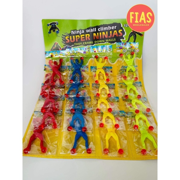 20 Pieces Ninja Wall Climber / Sticky Man / Lootbag Treats / Lootbag ...