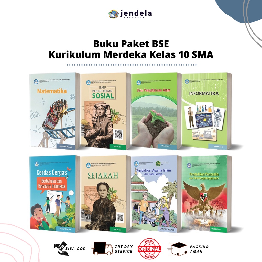 Bse Package Book Class 10th High School Merdeka Curriculum | Shopee ...