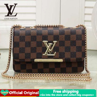 Authentic】LV Sling Bag For Women's on sale Original Unisex Cross body  Classics Chain Leboy Shoulder