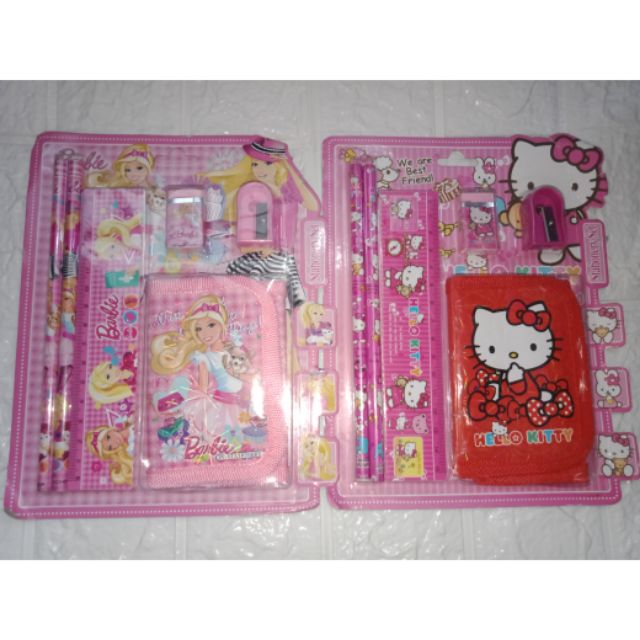 Barbie school supplies online set