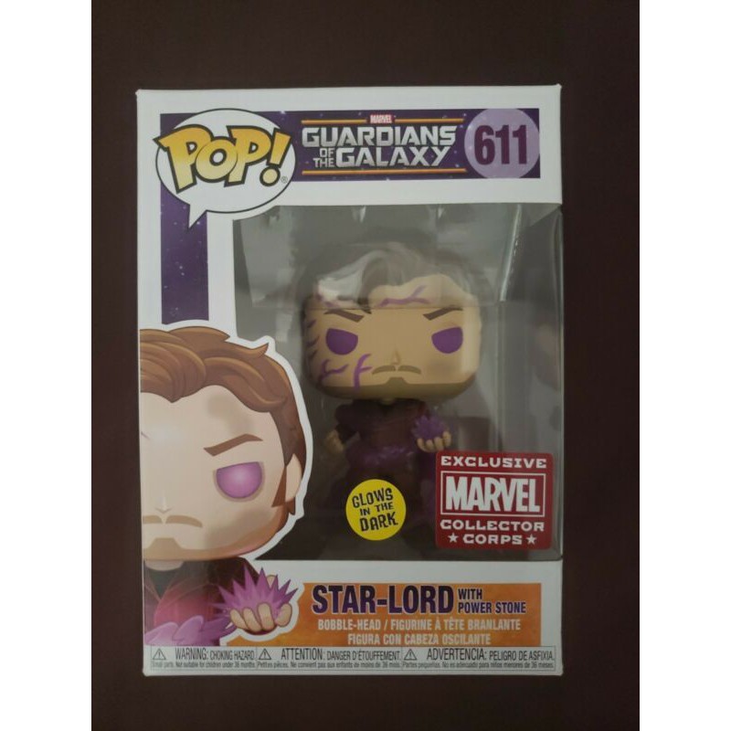 Guardians of the Galaxy - Star Lord with Power Stone - POP! MARVEL