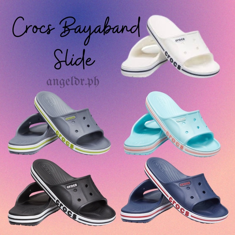 Crocs bayaband best sale slides