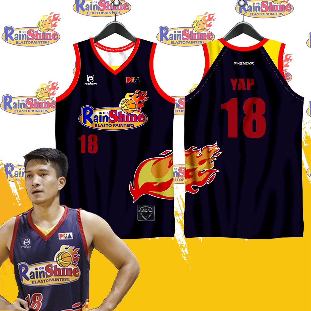 PBA OFFICIAL RAIN OR SHINE JERSEY SANDO CUSTOMIZED GUINTO WONG NORWOOD  NAMBATAC MOCON NBA CUT