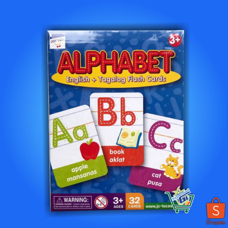 English-Tagalog/Filipino ALPHABET Flash Cards - Homeschool, Preschool ...