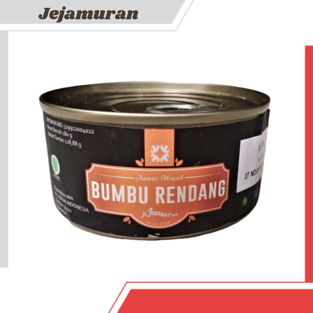 Mushroom Jejamuran Canned Spices Rendang | Shopee Philippines