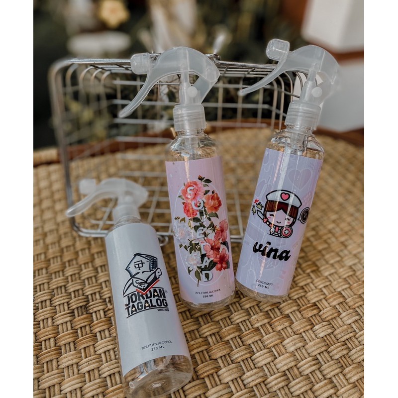 Personalized on sale spray bottles