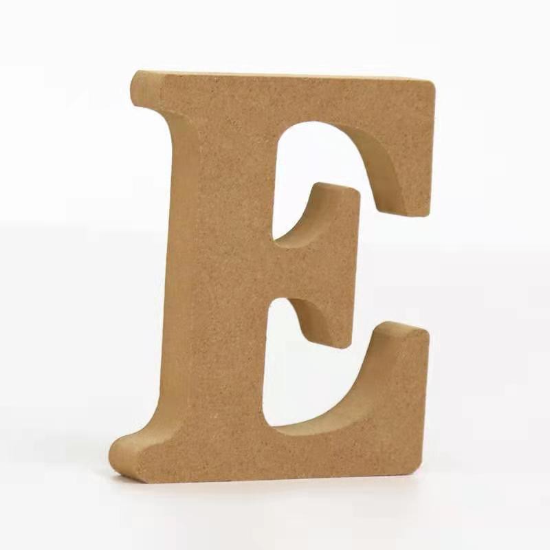 26 Letters Thick DIY Handicrafts Wood Color Wooden Letters | Shopee ...