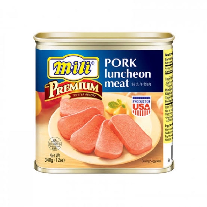Mili Pork Luncheon Meat Gluten Free (USA) Shopee Philippines
