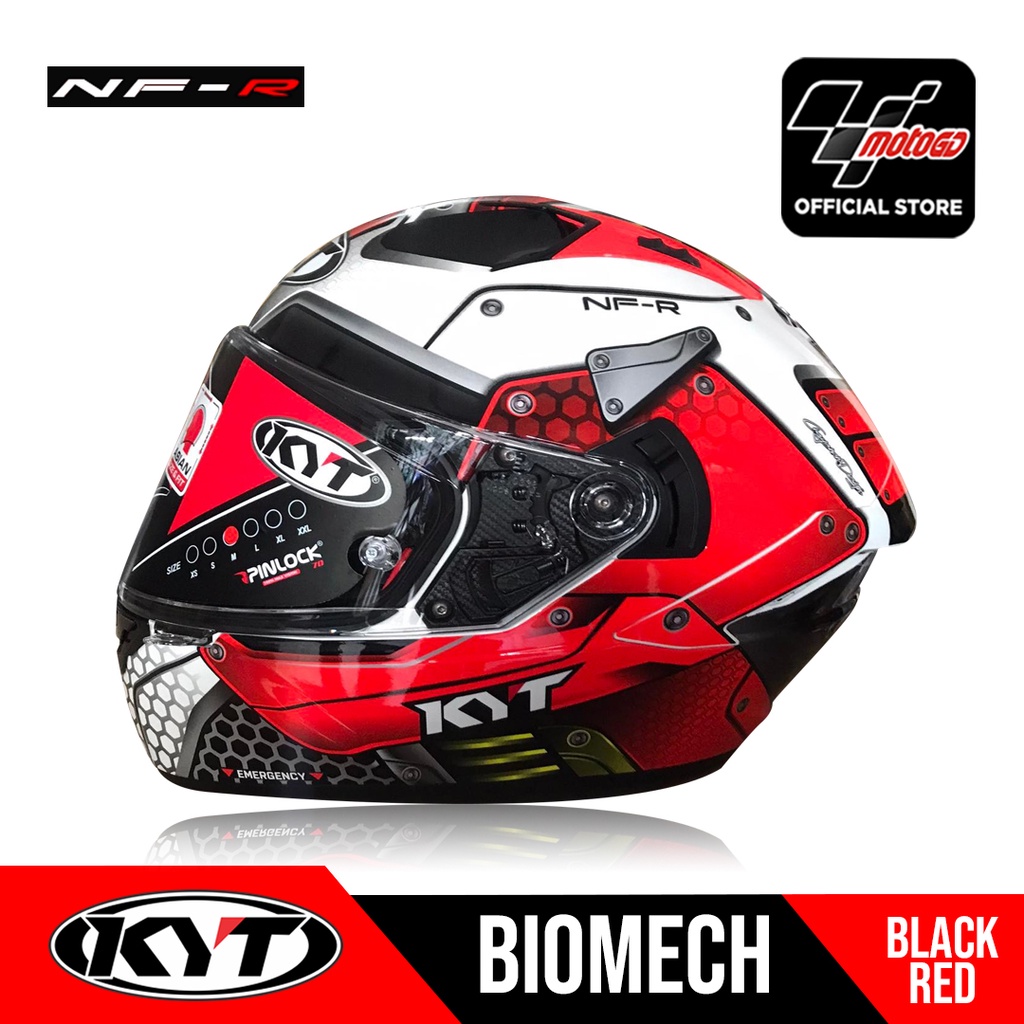 KYT NFR BIOMECH FULLFACE DUAL VISOR HELMET | Shopee Philippines