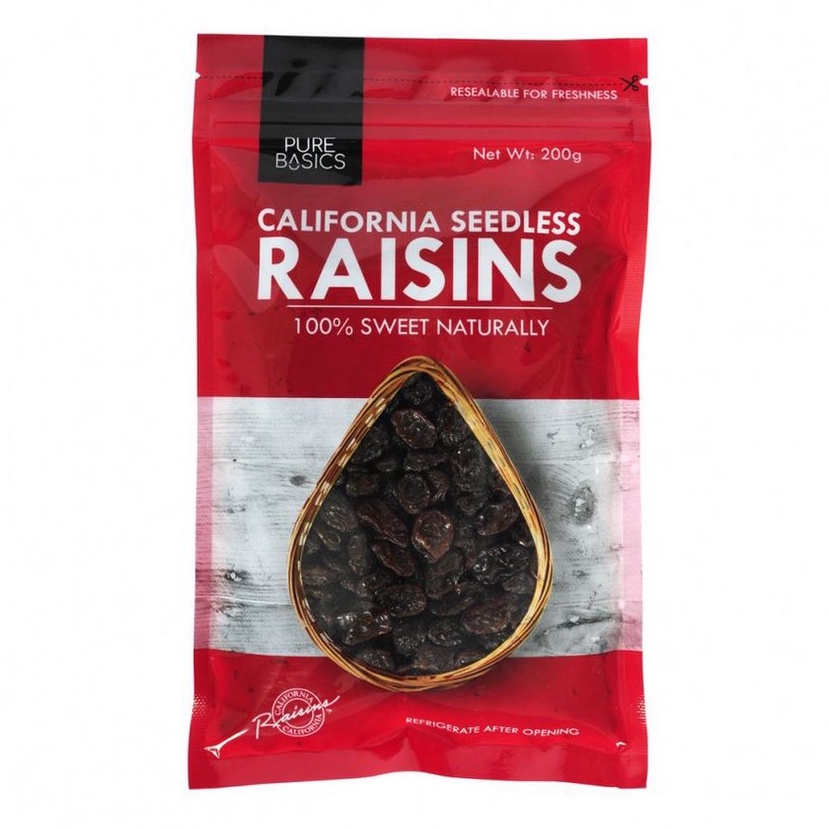 Pure Basics California Raisins 200g | Shopee Philippines