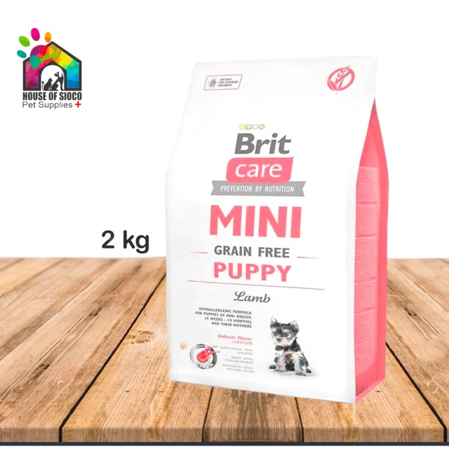 Brit care mini hotsell grain free puppy lamb