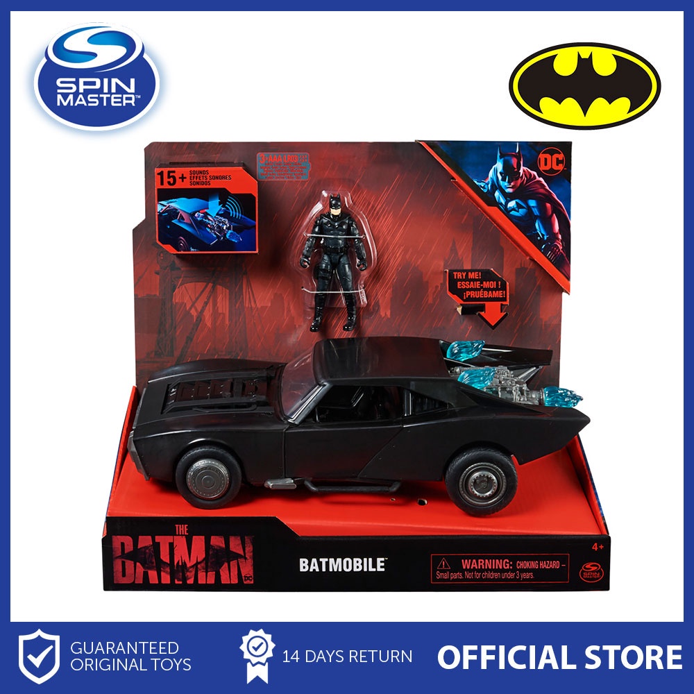 The Batman Movie - BATMOBILE WITH 4 inches BATMAN Action Figure ...