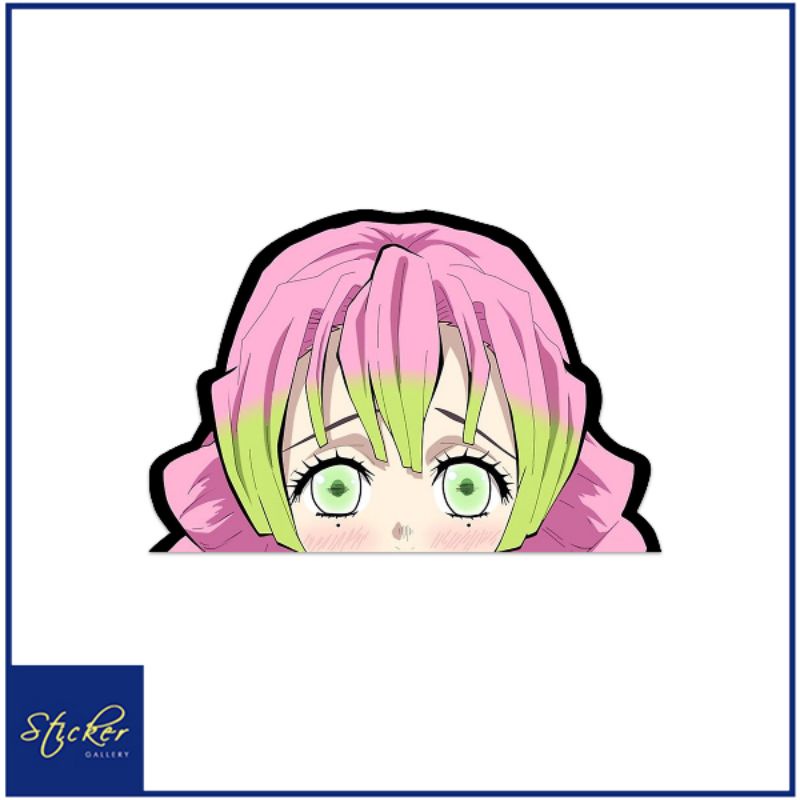 MITSURI DEMON SLAYER ANIME PEEKER Waterproof Sticker for Motorcycle ...