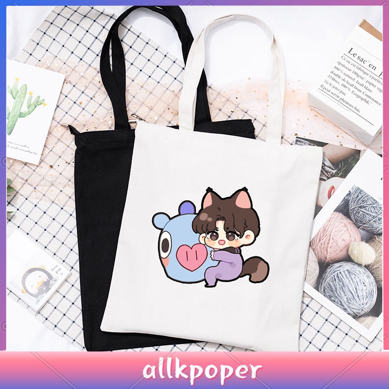 KPOP BT21 Tote Bag Korean Version Sling Bag BTS Shoulder Bag Shopee