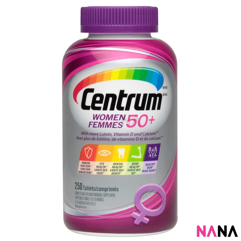 Centrum Silver Women 50 Multivitamin Supplement 250 Tablets Shopee Philippines