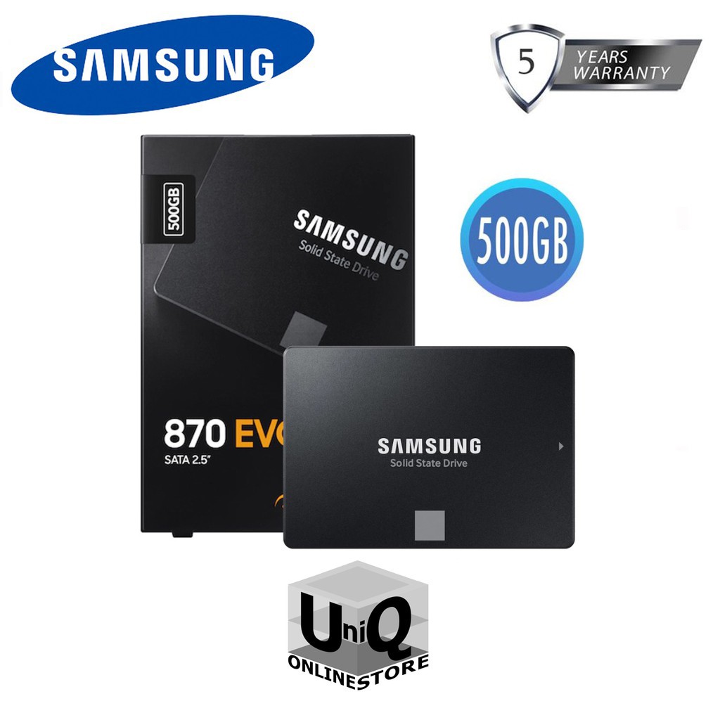 Samsung 870 EVO 500GB SSD 2.5Inch SATAIII 6GB/s VNAND Internal SSD