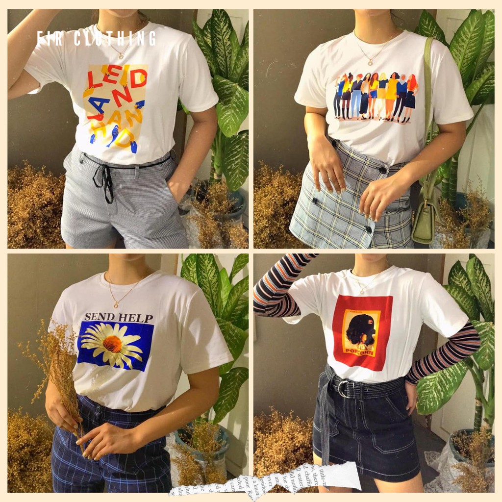 Graphic Tees / Retro Aesthetic Shirts [FIR Clothing]