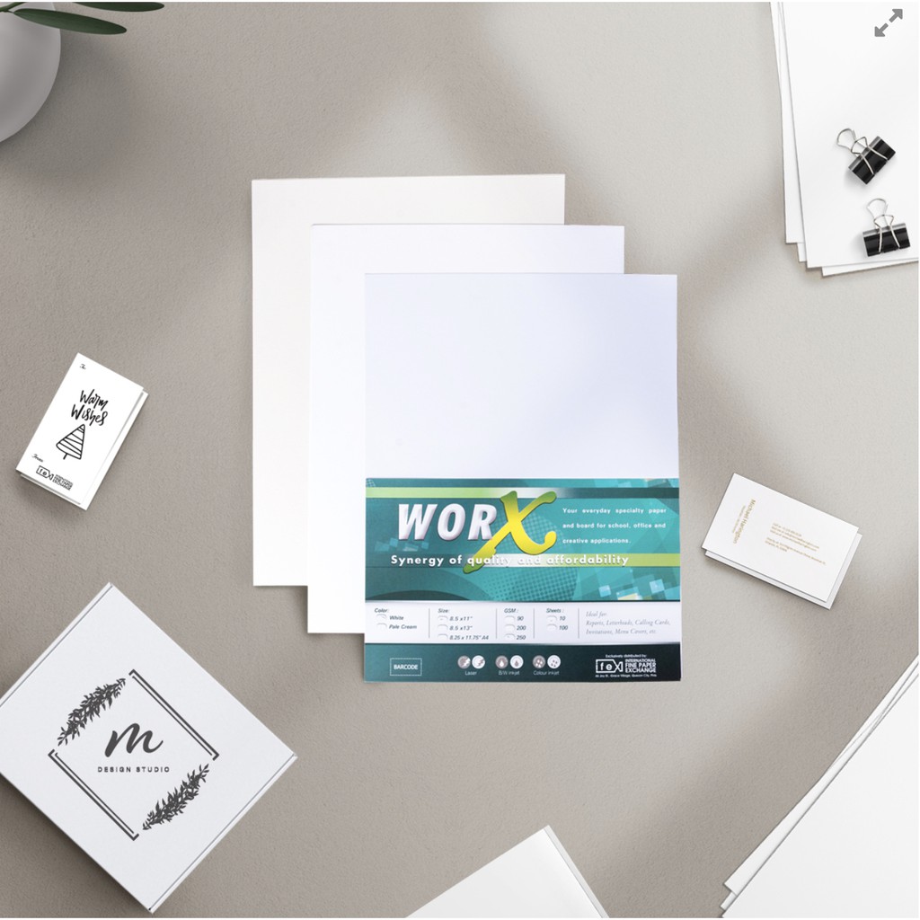 WORX Specialty Board Paper 200 gsm Letter A4 Legal