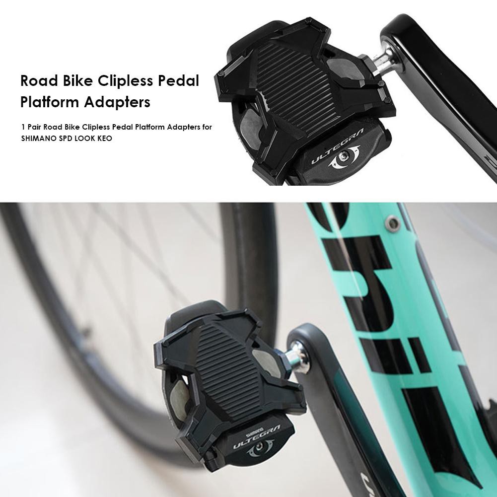 platform clipless bicycle pedals