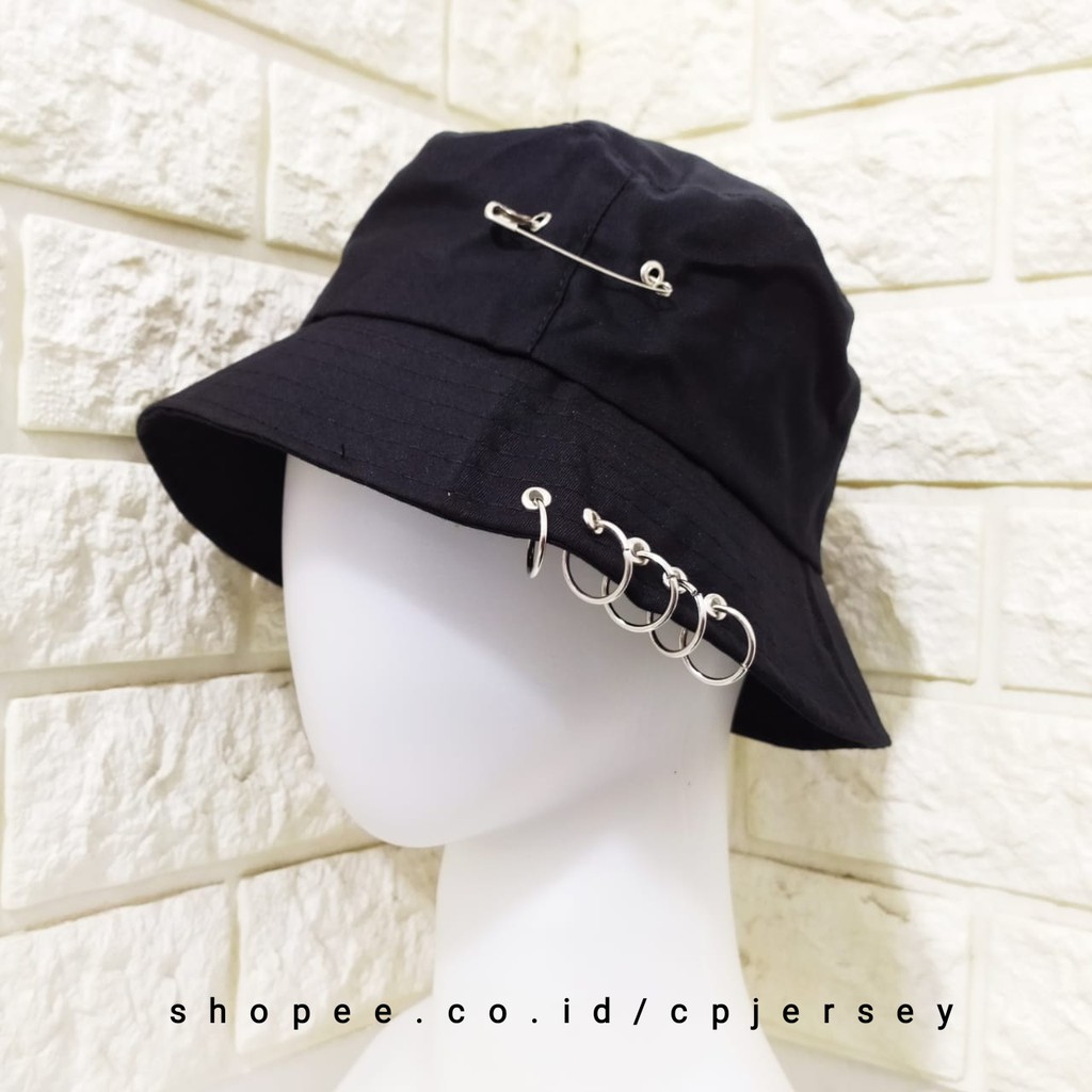 Pierced cheap bucket hat