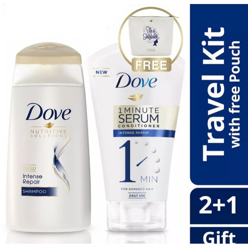 Dove shampoo cheap with conditioner pouch