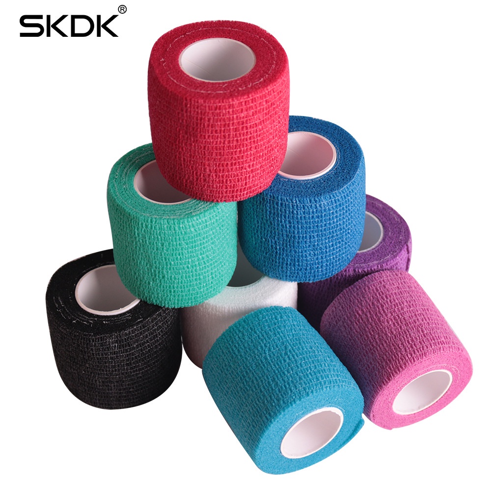 SKDK Free-wound colorful elastic bandage Elastic self-adhesive bandage ...
