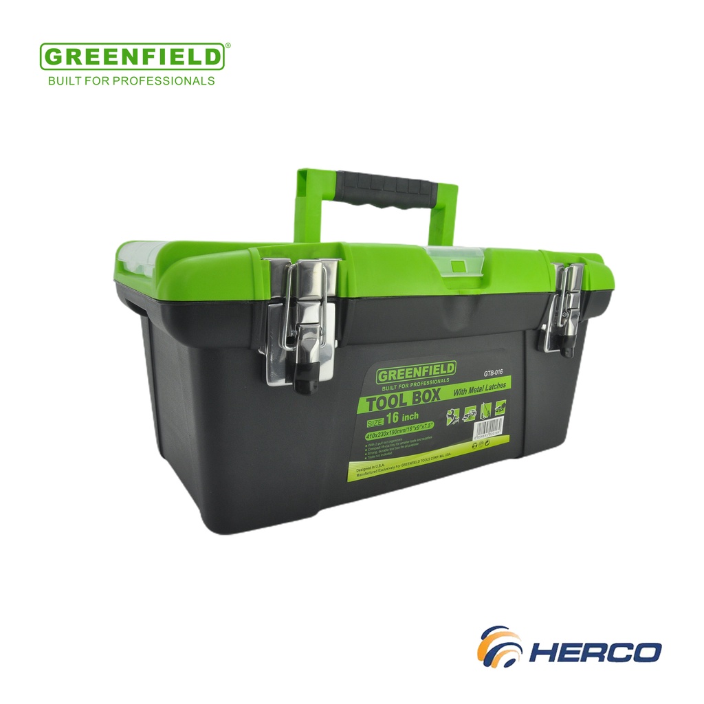 Greenfield Tool Box 16" with Metal Latch | Shopee Philippines