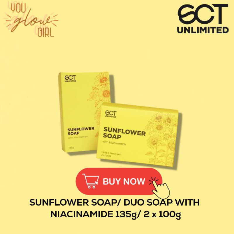 SCT Unlimited Sunflower Soap/ Duo Soap with Niacinamide 135g or 2