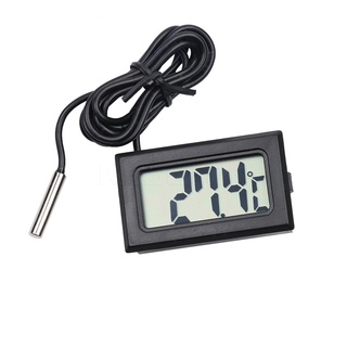 2pcs Lcd Digital Thermometer For Freezer Temperature Degree