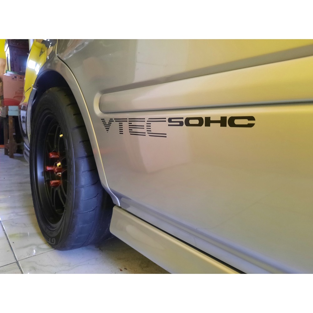 x2 Honda VTEC SOHC Car Sticker - Car Decal Sticker | Shopee Philippines