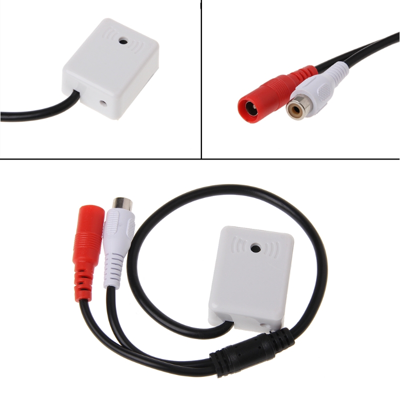 Microphone Audio Pickup Sound Monitoring Device For CCTV Camera ...