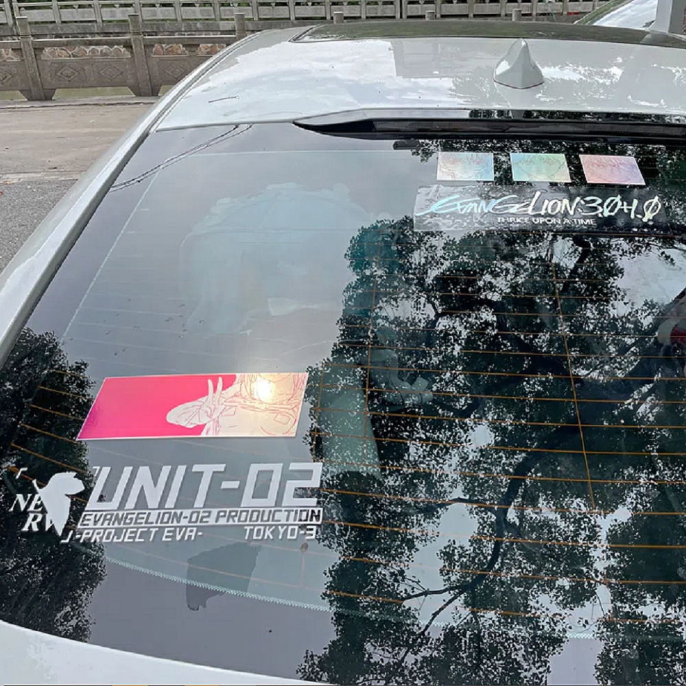 JDM Two-dimensional Yeah girl Reflective Sticker Pink Beauty Decal Jdm ...