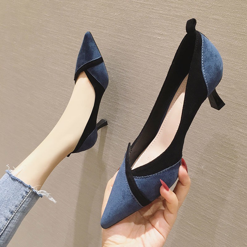 Summer Women's Shoes Explosion Models 2020 New Black High Heel