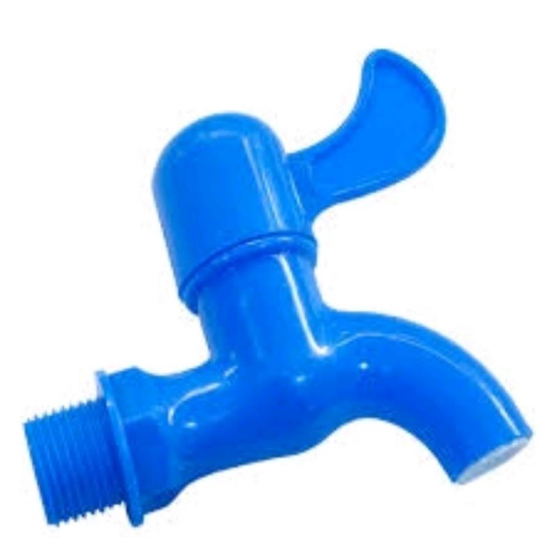 PVC faucet (plain Bibb and with hose Bibb) plastic faucet Shopee